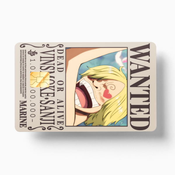 Wanted Poster Vinsmoke Sanji (Holographic) - Card Emblems