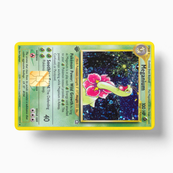 Pokemon Card Meganium (Holographic)