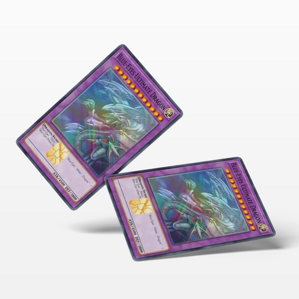 Blue Eyes Ultimate Dragon (Holographic) - Card Emblems Blue Eyes Ultimate Dragon (Holographic) - Card Emblems
