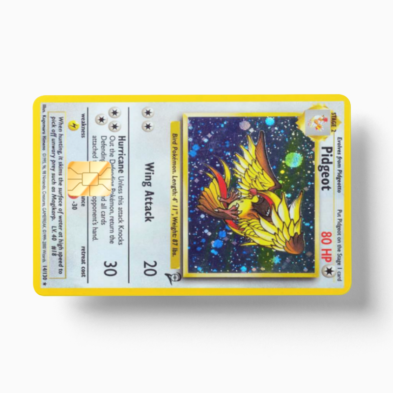 Pokemon Card Pidgeot (Holographic) - Card Emblems Pokemon Card Pidgeot (Holographic) - Card Emblems