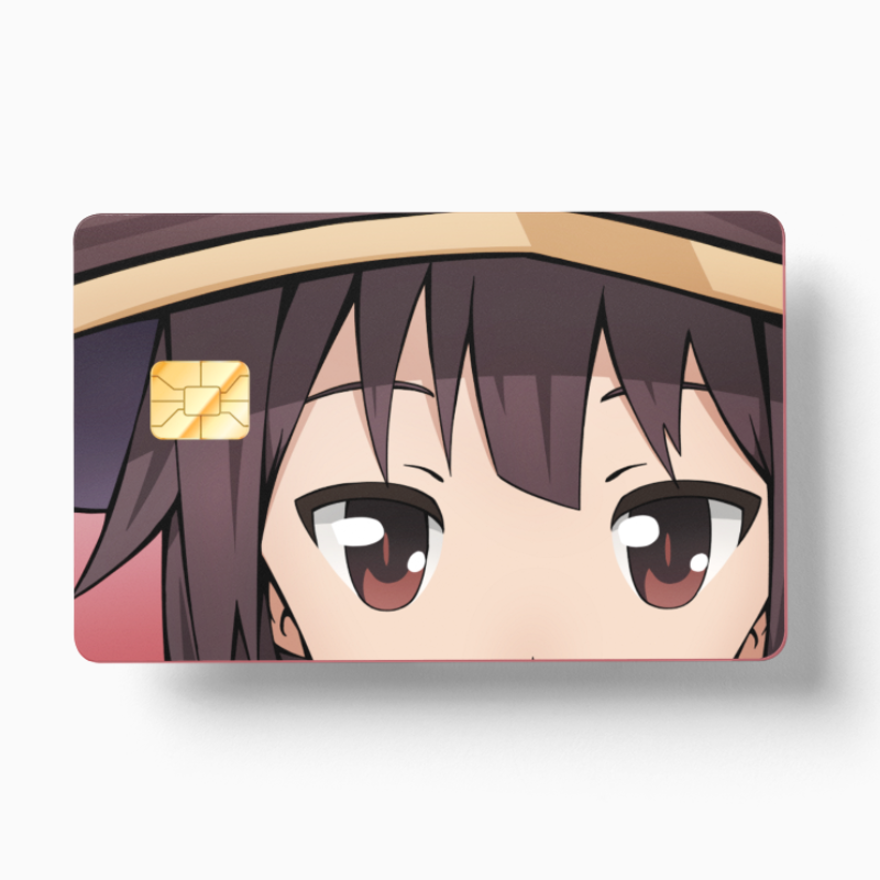Peeking Megumin (Holographic) - Card Emblems