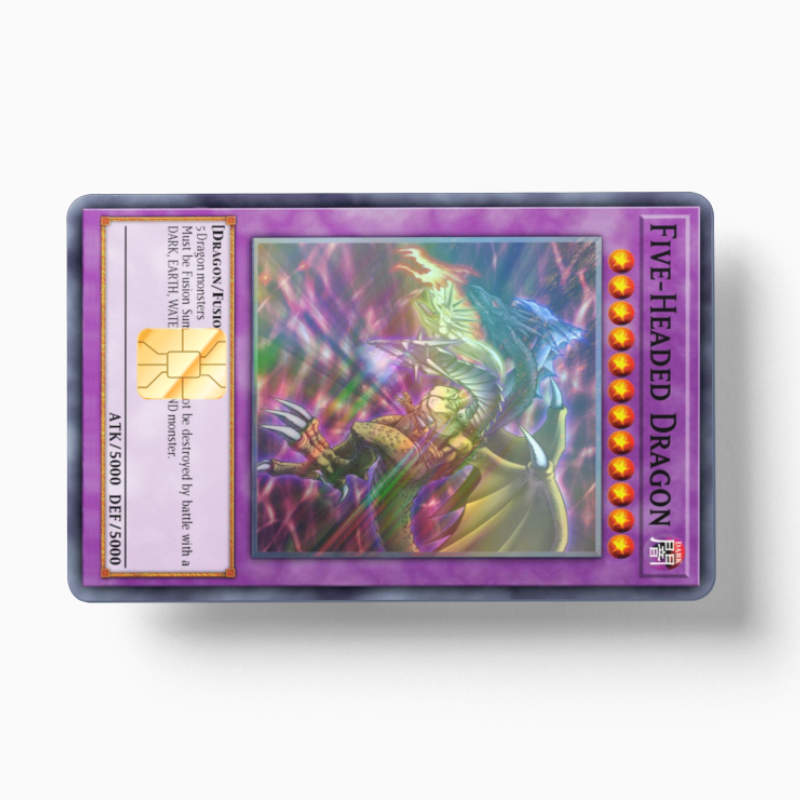 Five-Headed Dragon (Holographic) - Card Emblems Five-Headed Dragon (Holographic) - Card Emblems