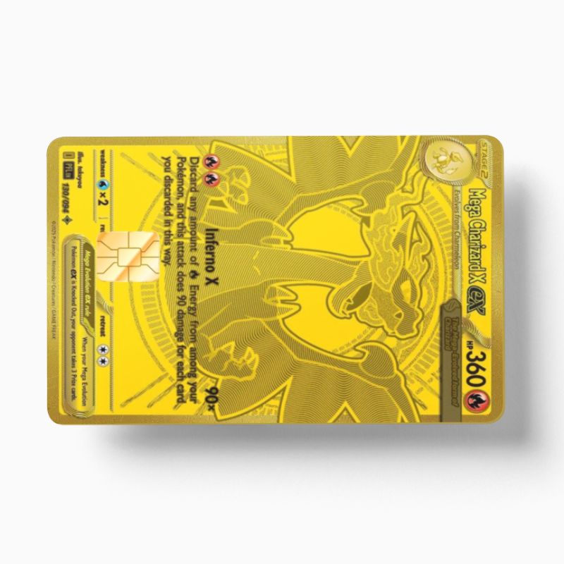 Mega Charizard X Ex Gold (Holographic)