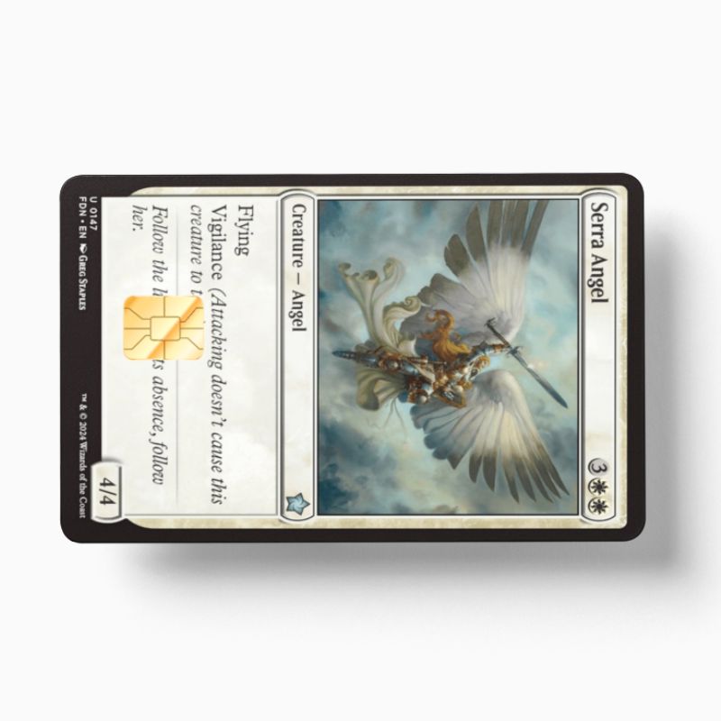 Serra Angel (Holographic) - Card Emblems Serra Angel (Holographic) - Card Emblems