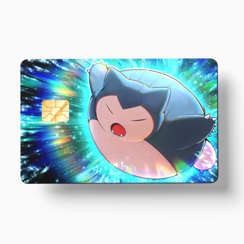 Lazy Snorlax Pokemon Credit Card Sticker | Meme Skin For Cards | BelleImpression Lazy Snorlax Pokemon Credit Card Sticker | Meme Skin For Cards | BelleImpression