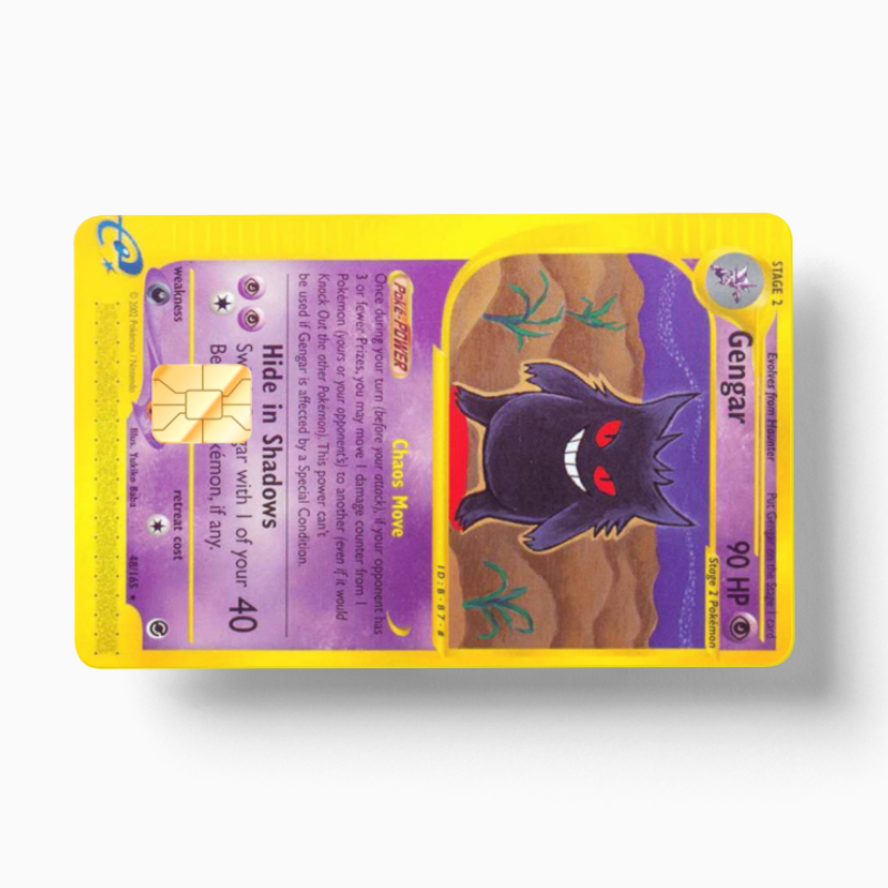 Pokemon Card Gengar (Holographic) - Card Emblems Pokemon Card Gengar (Holographic) - Card Emblems