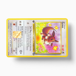 Pokemon Card Eevee (Holographic) - Card Emblems Pokemon Card Eevee (Holographic) - Card Emblems