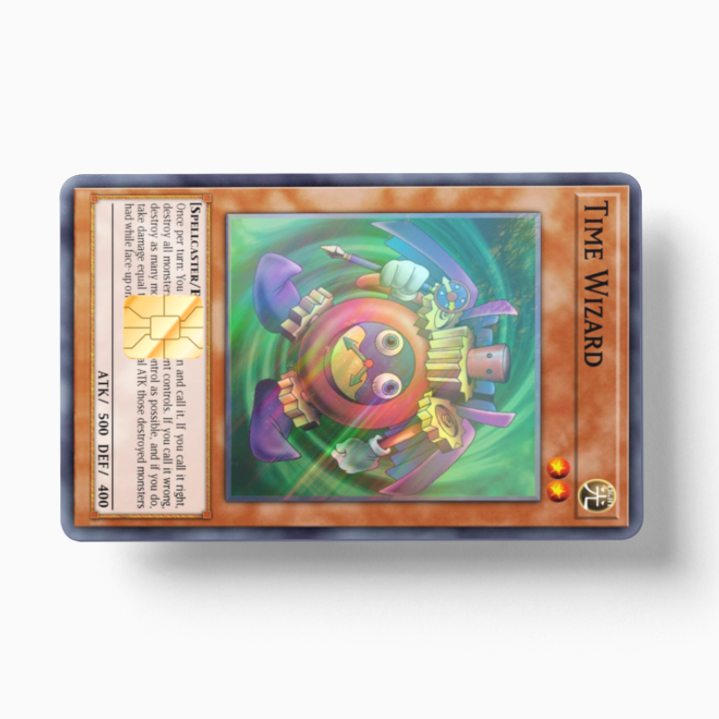 Time Wizard (Holographic) - Card Emblems Time Wizard (Holographic) - Card Emblems