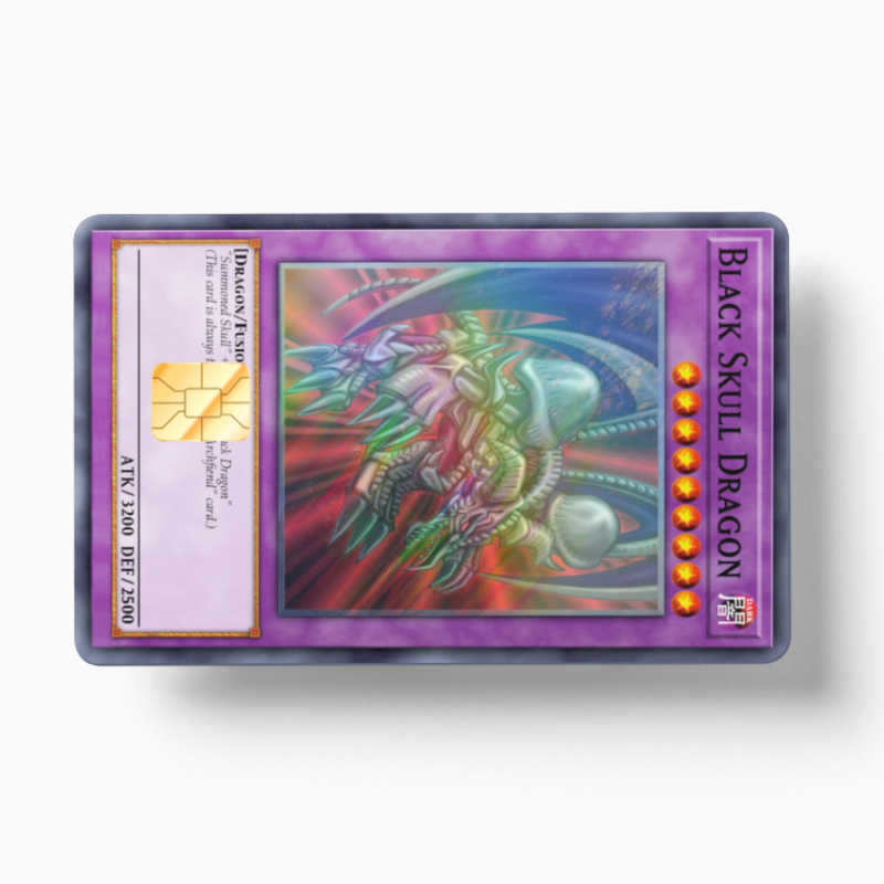 Black Skull Dragon (Holographic) - Card Emblems Black Skull Dragon (Holographic) - Card Emblems