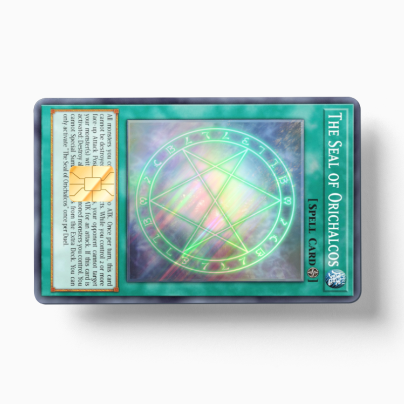 The Seal of Orichalcos (Holographic) - Card Emblems The Seal of Orichalcos (Holographic) - Card Emblems