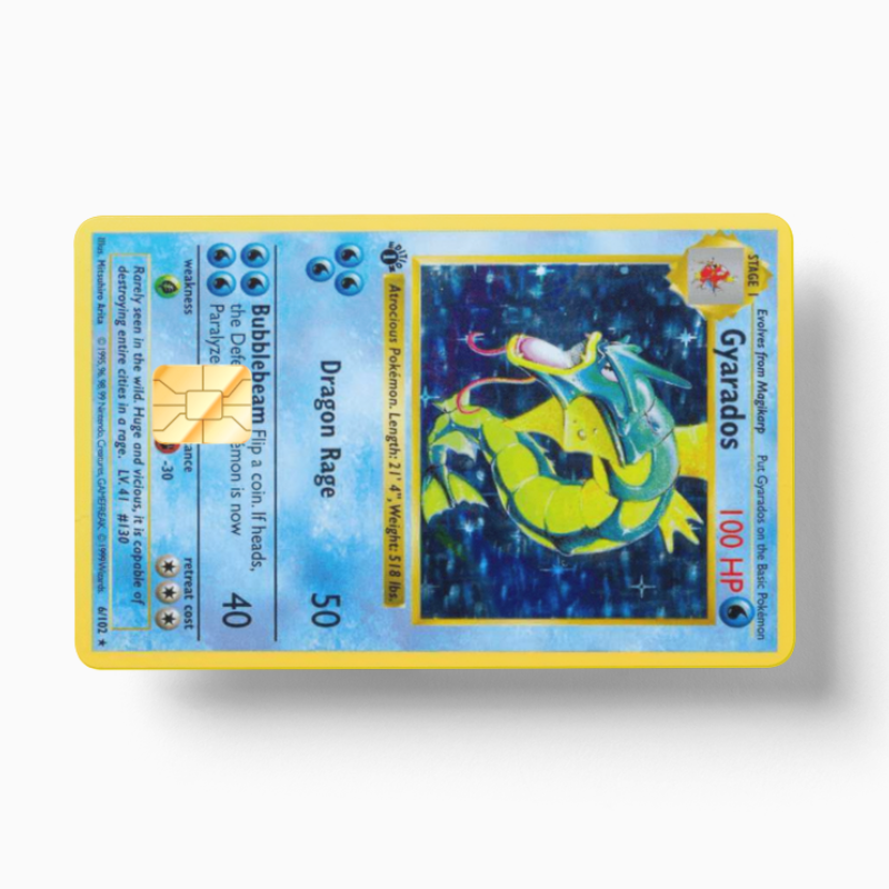 Pokemon Card Gyarados (Holographic) - Card Emblems Pokemon Card Gyarados (Holographic) - Card Emblems