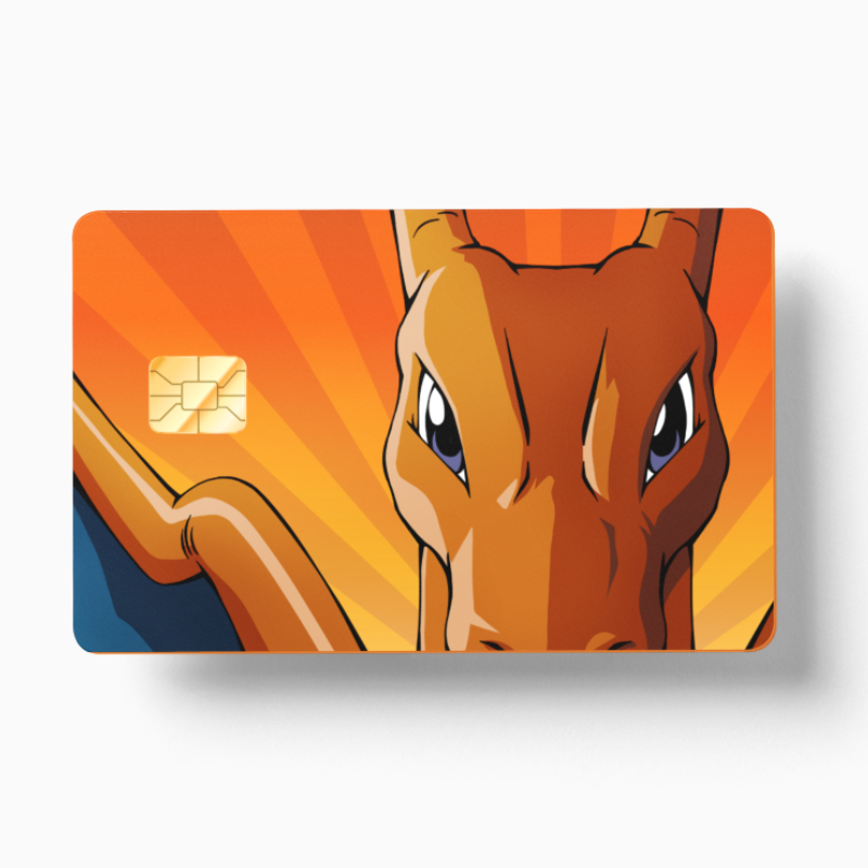 Peeking Charizard (Holographic) - Card Emblems Peeking Charizard (Holographic) - Card Emblems