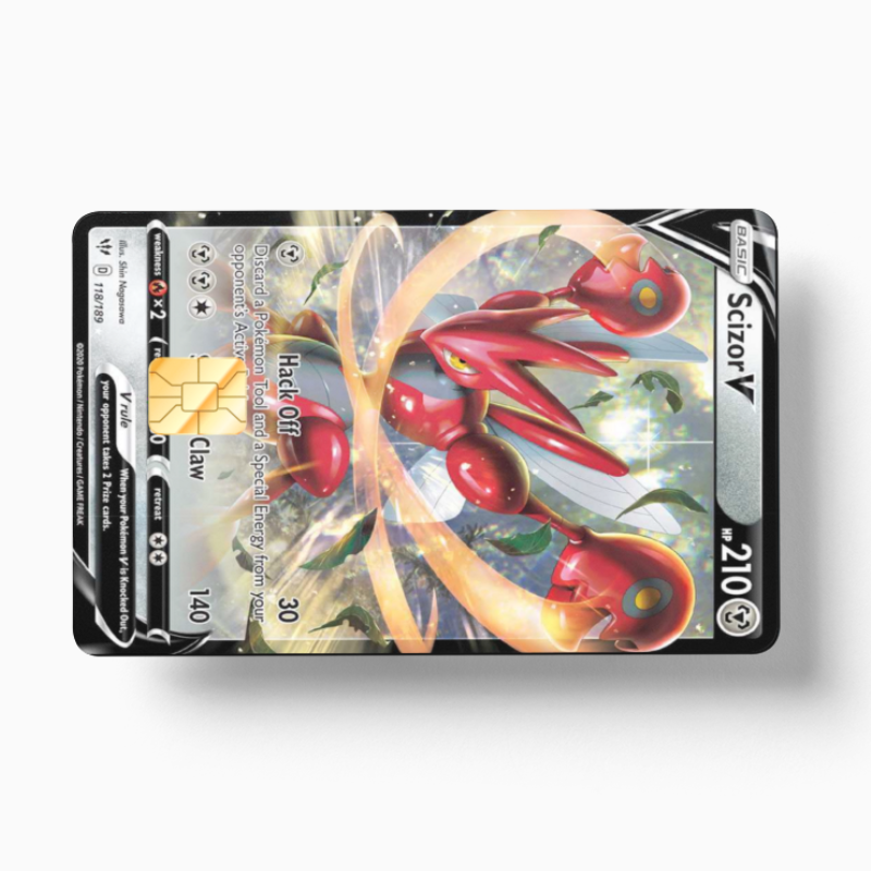 Pokemon Card Scizor V (Holographic) - Card Emblems Pokemon Card Scizor V (Holographic) - Card Emblems