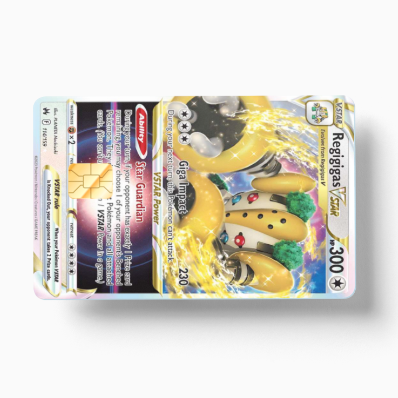 Pokemon Card Regigigas VSTAR (Holographic) - Card Emblems Pokemon Card Regigigas VSTAR (Holographic) - Card Emblems
