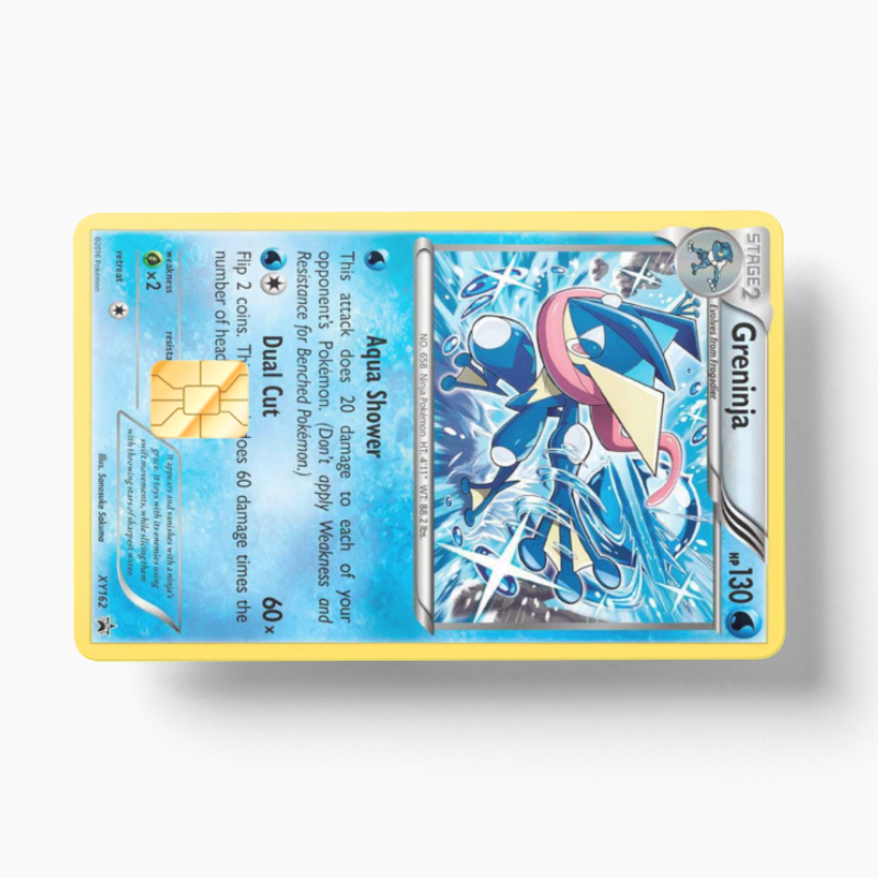 Pokemon Card Greninja (Holographic) - Card Emblems Pokemon Card Greninja (Holographic) - Card Emblems