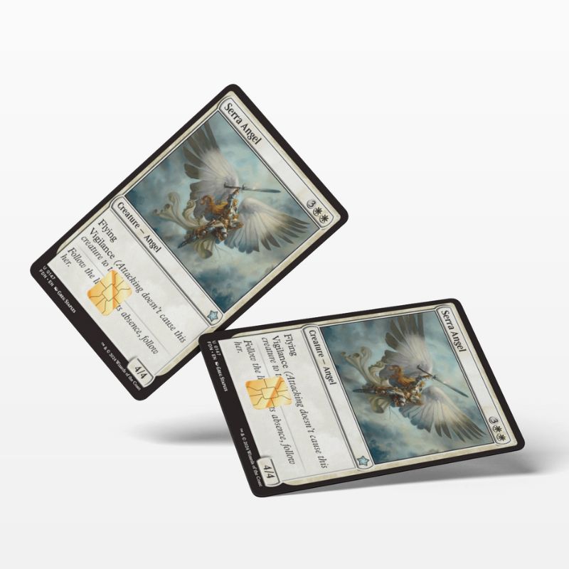 Serra Angel (Holographic) - Card Emblems Serra Angel (Holographic) - Card Emblems