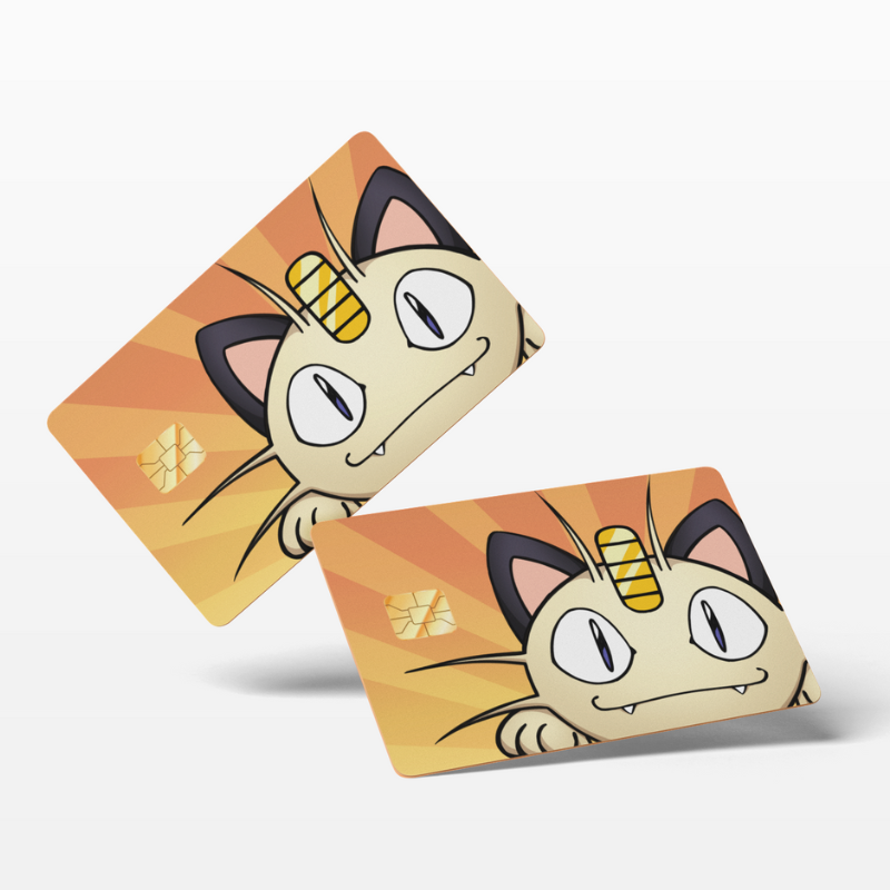Peeking Meowth (Holographic) - Card Emblems Peeking Meowth (Holographic) - Card Emblems