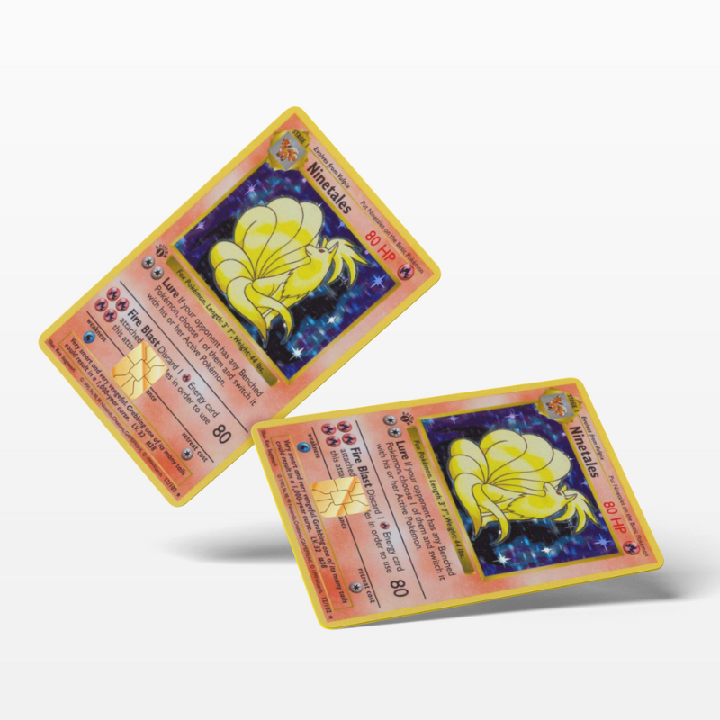 holographic ninetales pokemon card Pokemon Card Ninetales (Holographic)