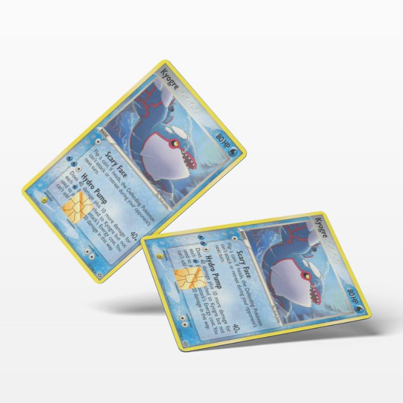 Pokemon Card Kyogre (Holographic) - Card Emblems Pokemon Card Kyogre (Holographic) - Card Emblems