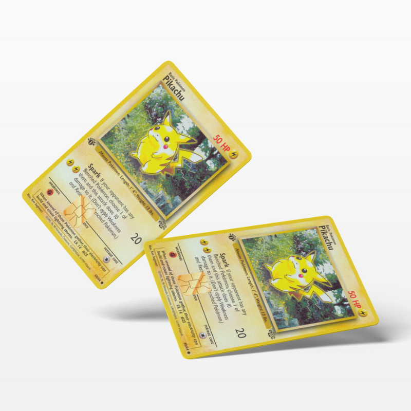Pokemon Card Pikachu (Holographic) - Card Emblems Pokemon Card Pikachu (Holographic) - Card Emblems