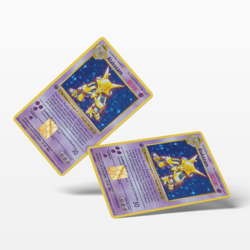 Pokemon Card Alakazam (Holographic) - Card Emblems Pokemon Card Alakazam (Holographic) - Card Emblems