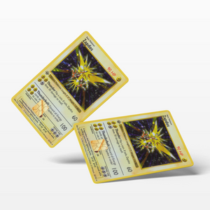 Pokemon Card Zapdos (Holographic) - Card Emblems Pokemon Card Zapdos (Holographic) - Card Emblems