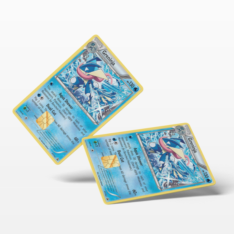Pokemon Card Greninja (Holographic) - Card Emblems Pokemon Card Greninja (Holographic) - Card Emblems