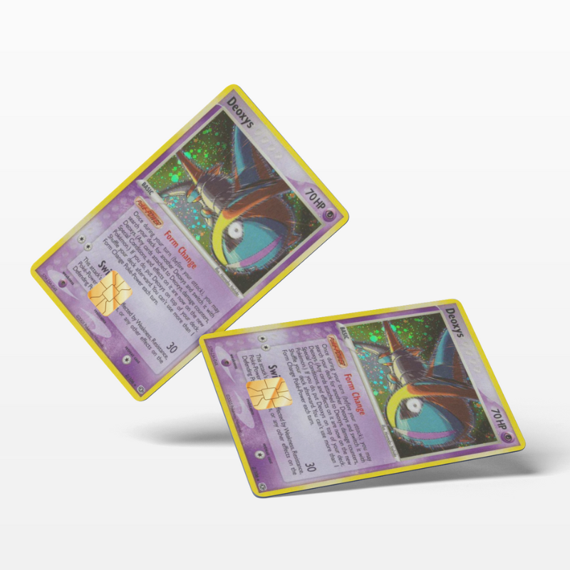 Pokemon Card Deoxys (Holographic) - Card Emblems Pokemon Card Deoxys (Holographic) - Card Emblems