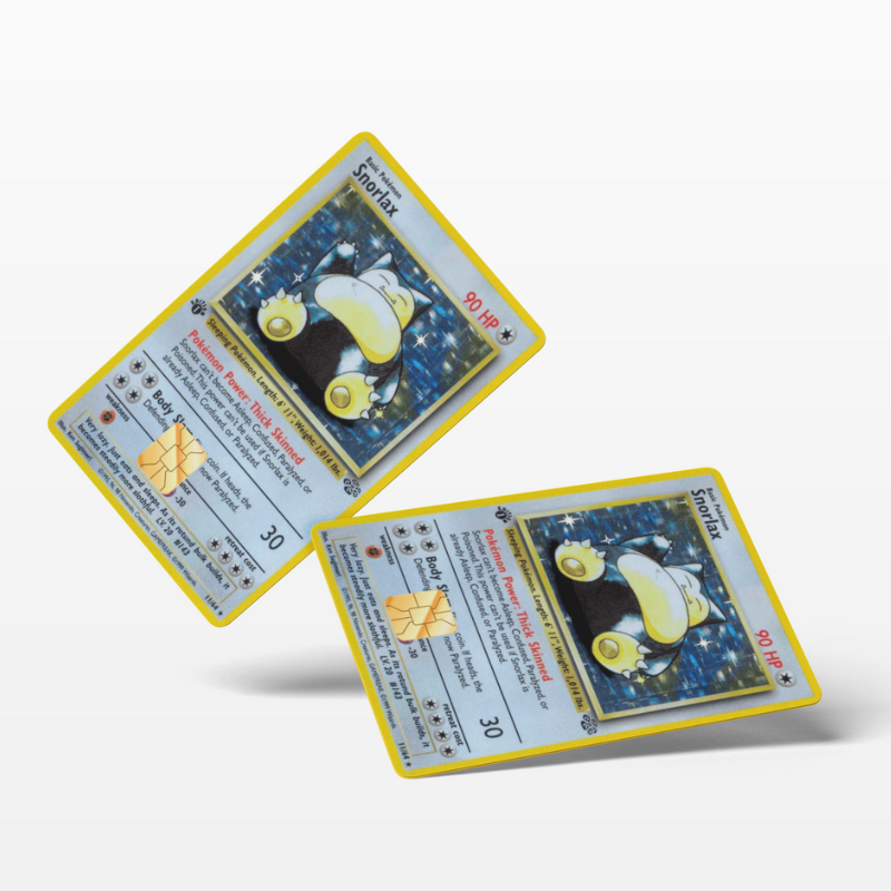Pokemon Card Snorlax (Holographic) - Card Emblems Pokemon Card Snorlax (Holographic) - Card Emblems