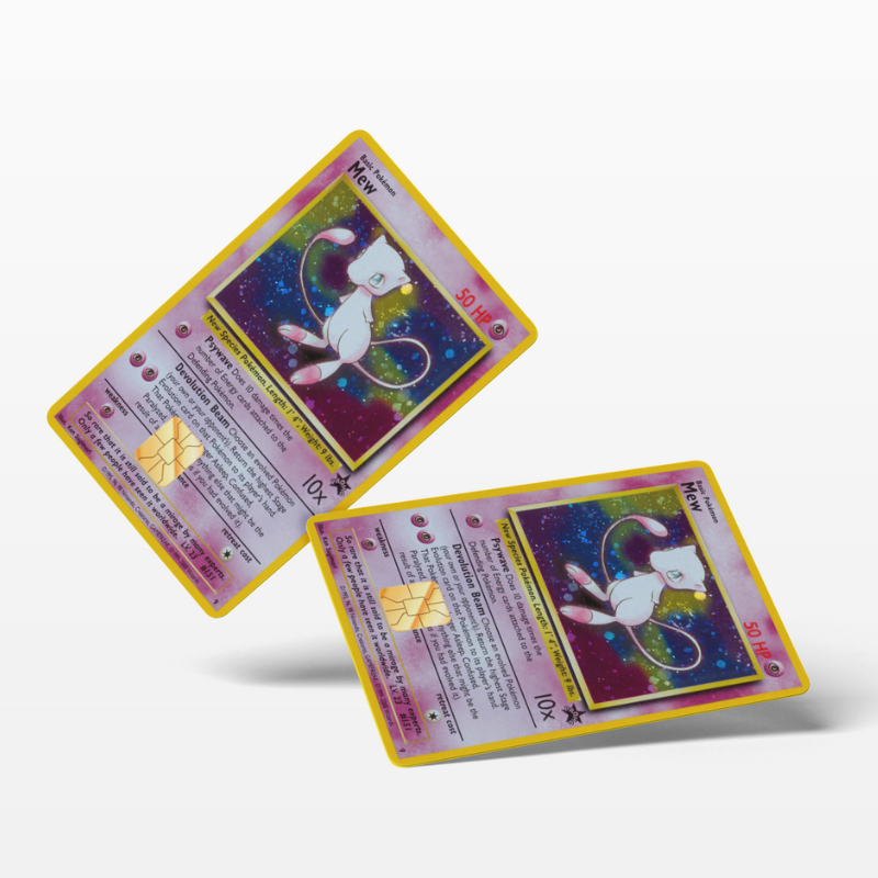 Pokemon Card Mew (Holographic) - Card Emblems Pokemon Card Mew (Holographic) - Card Emblems