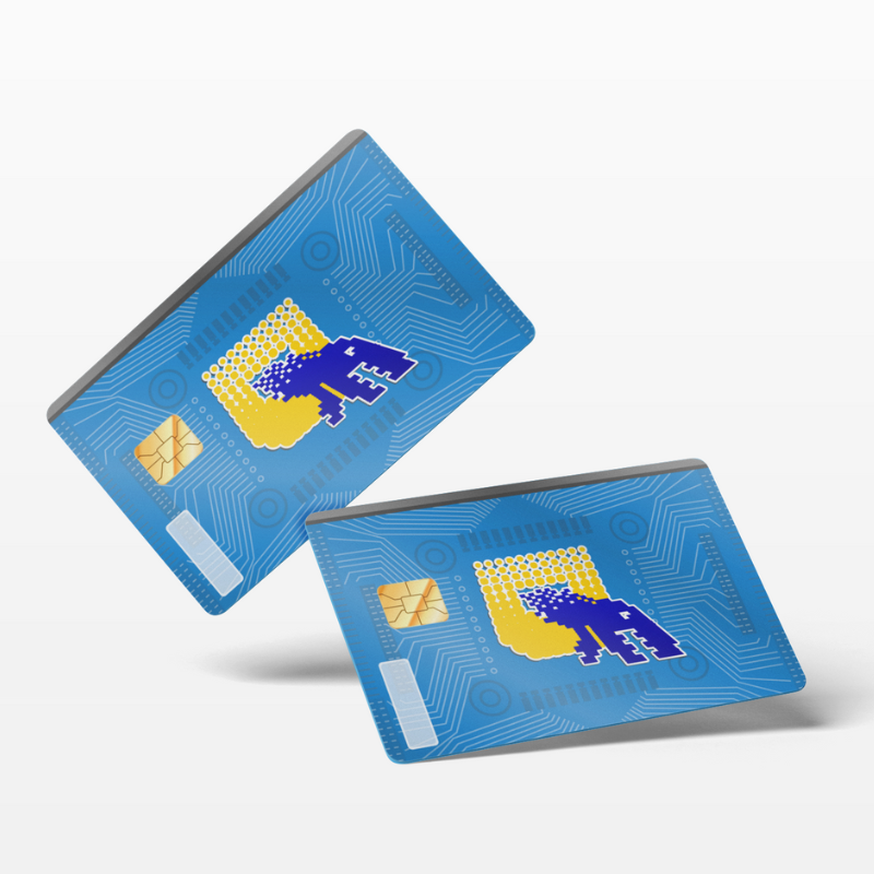 Digimon Tamer Blue Card (Holographic) - Card Emblems Digimon Tamer Blue Card (Holographic) - Card Emblems
