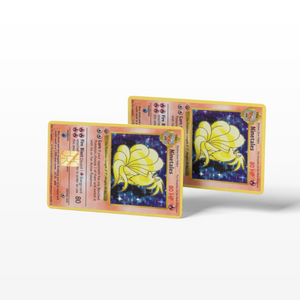 Pokemon Card Ninetales (Holographic) - Card Emblems Pokemon Card Ninetales (Holographic) - Card Emblems