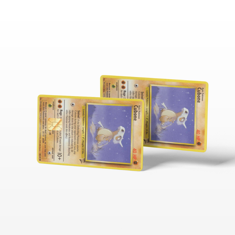 Pokemon Card Cubone (Holographic) - Card Emblems Pokemon Card Cubone (Holographic) - Card Emblems