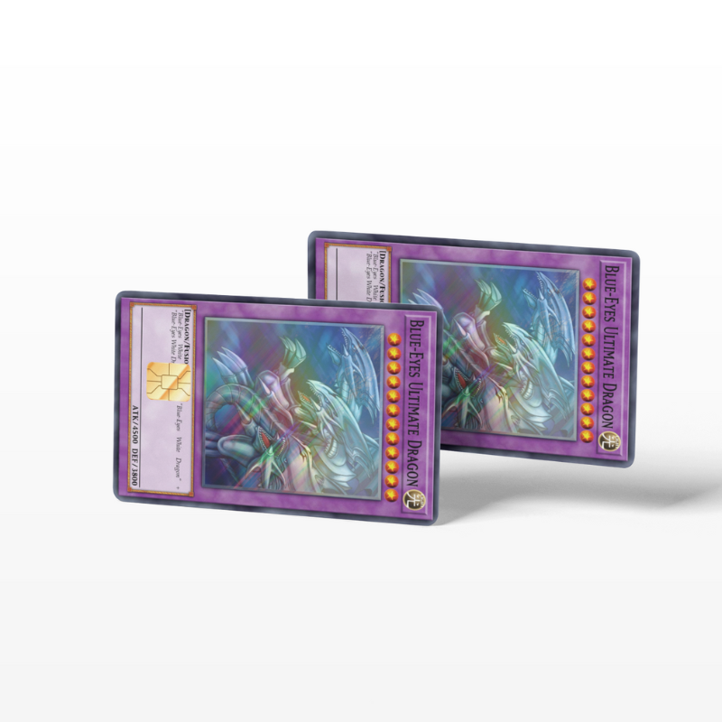 Blue Eyes Ultimate Dragon (Holographic) - Card Emblems Blue Eyes Ultimate Dragon (Holographic) - Card Emblems