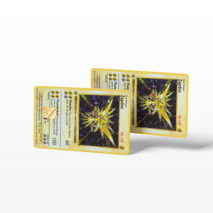 Pokemon Card Zapdos (Holographic) - Card Emblems Pokemon Card Zapdos (Holographic) - Card Emblems