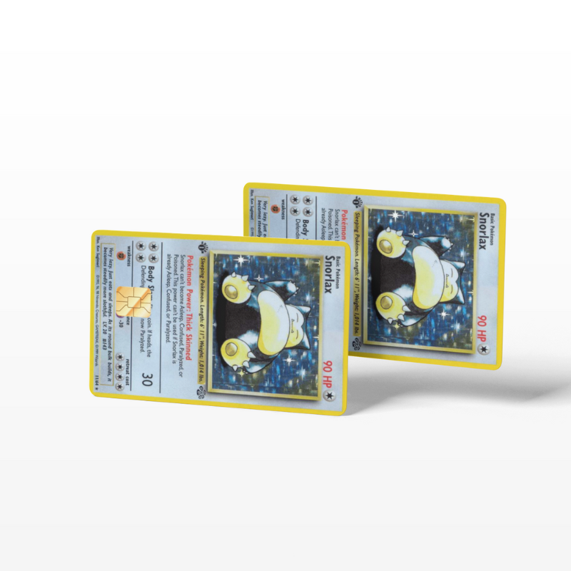 Pokemon Card Snorlax (Holographic) - Card Emblems Pokemon Card Snorlax (Holographic) - Card Emblems