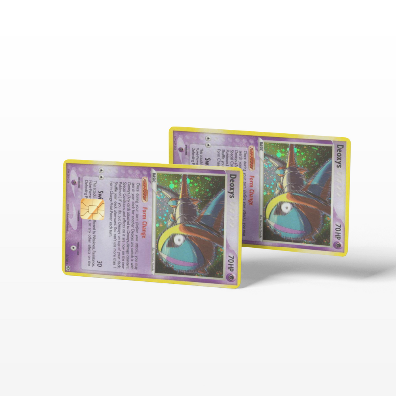 Pokemon Card Deoxys (Holographic) - Card Emblems Pokemon Card Deoxys (Holographic) - Card Emblems