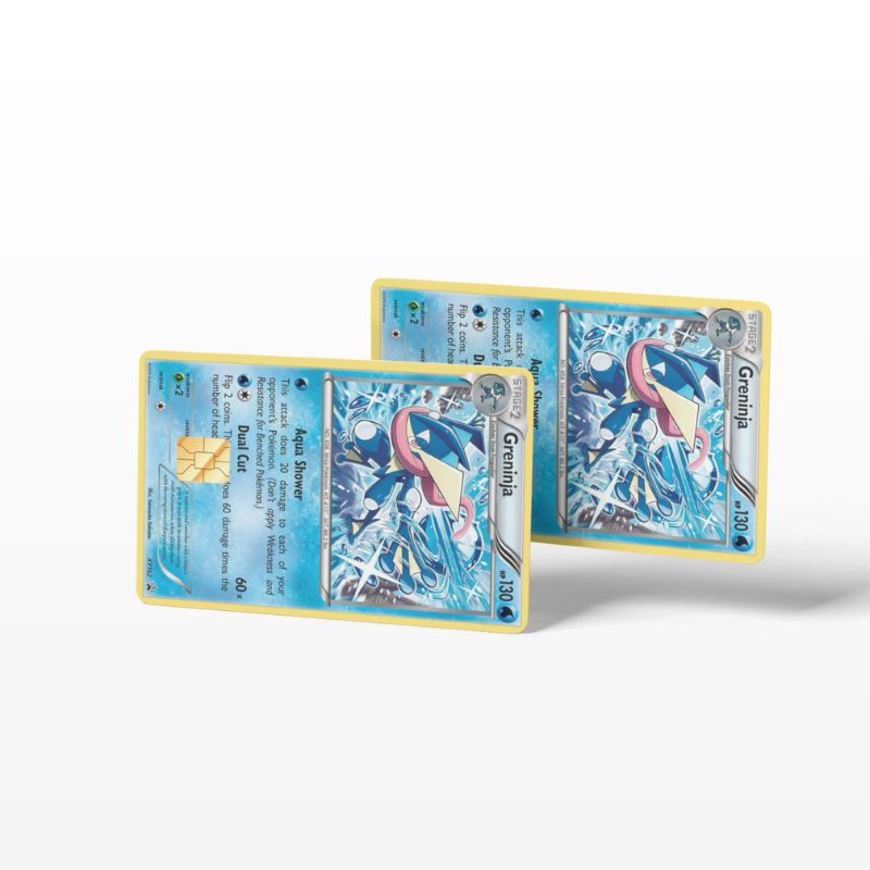 Pokemon Card Greninja (Holographic) - Card Emblems Pokemon Card Greninja (Holographic) - Card Emblems
