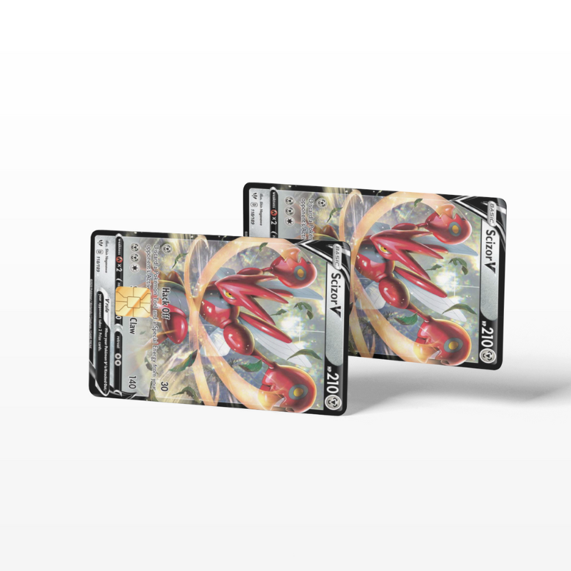 Pokemon Card Scizor V (Holographic) - Card Emblems Pokemon Card Scizor V (Holographic) - Card Emblems