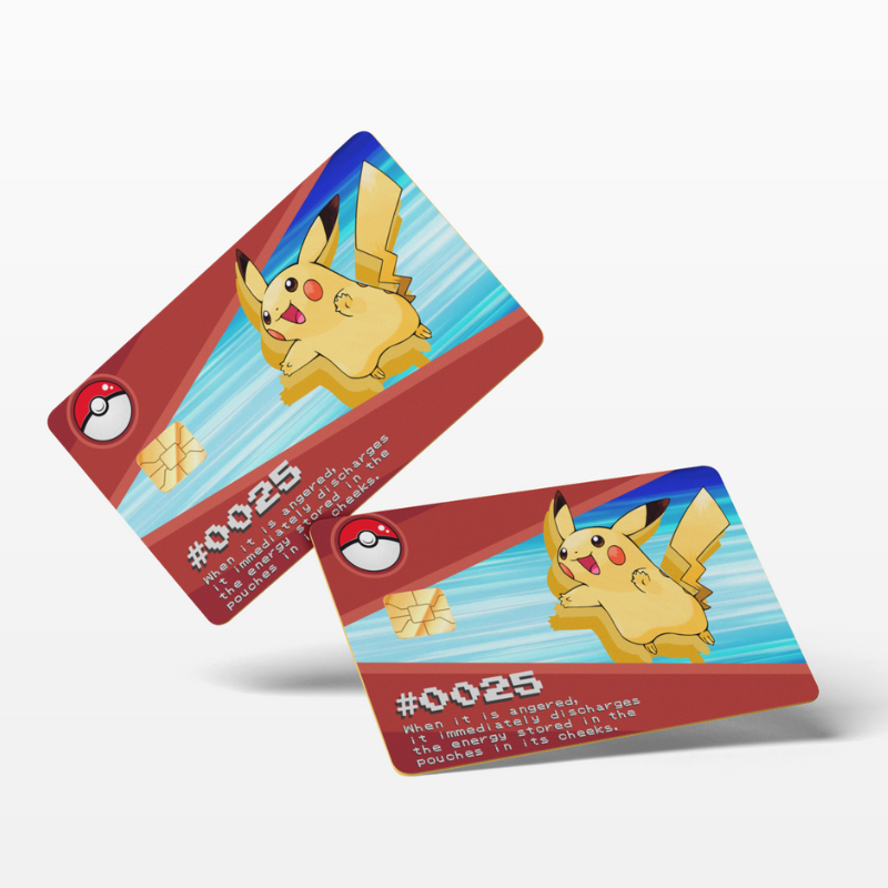 0025 Pikachu (Holographic) - Card Emblems 0025 Pikachu (Holographic) - Card Emblems